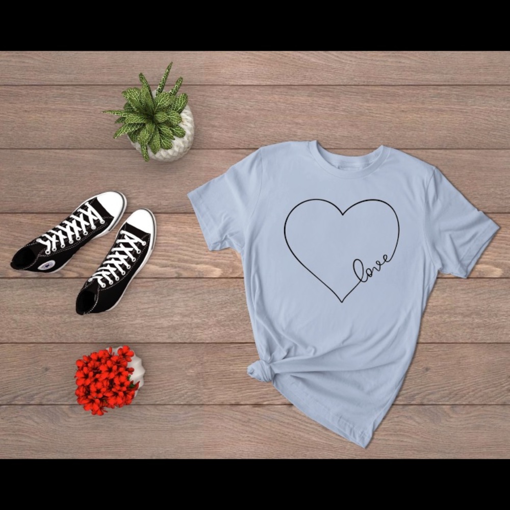 Live in a heart T-shirt’s